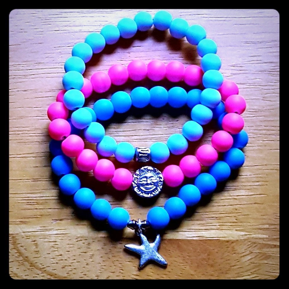 📛SALE📛 Colorful Neon Bracelet trio